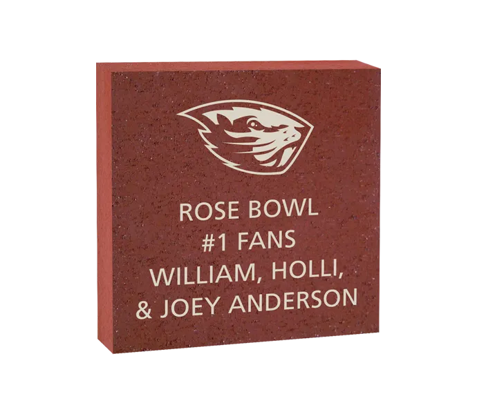 [ROSE 8X8 LOGO BRICK] 8x8 Oregon State University Logo Brick (Paver)