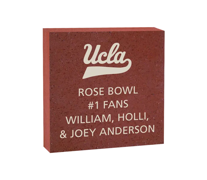 [ROSE 8X8 LOGO BRICK] 8x8 UCLA Logo Brick (Paver)