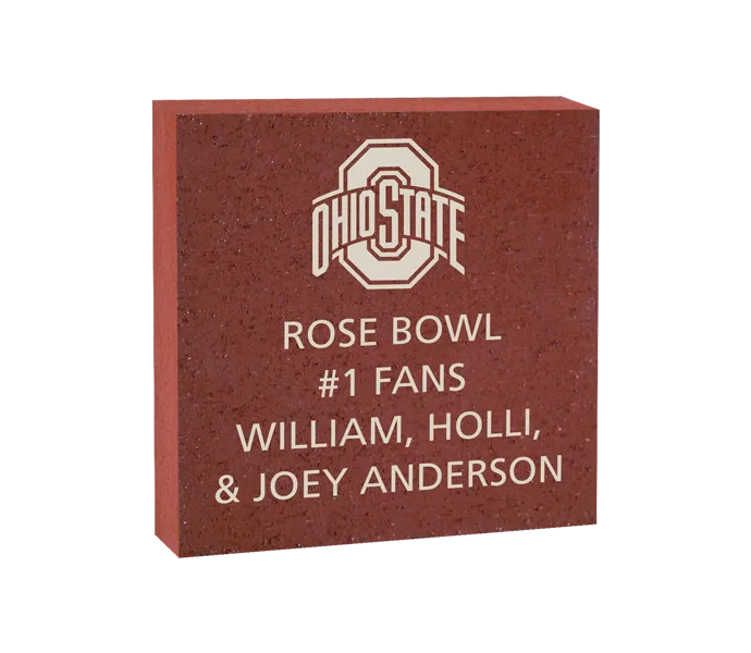 [ROSE 8X8 LOGO BRICK] 8x8 Ohio State University Logo Brick (Paver)